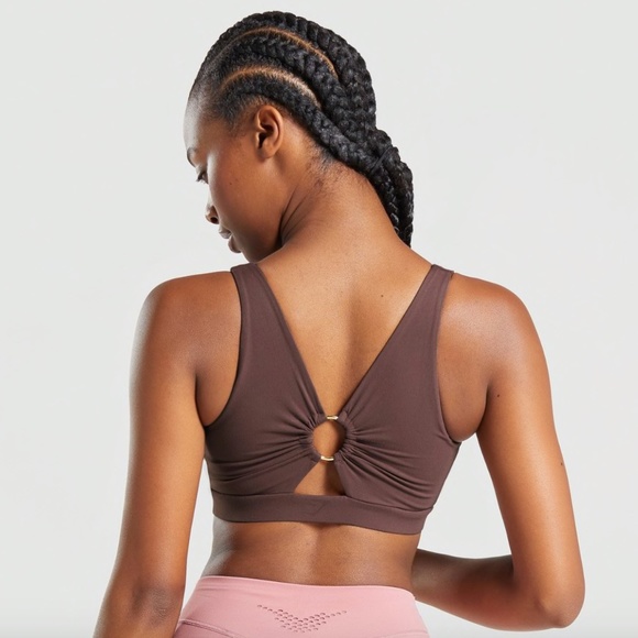 Gymshark Other - NWT Gymshark Whitney Simmons Chocolate Sports Bra